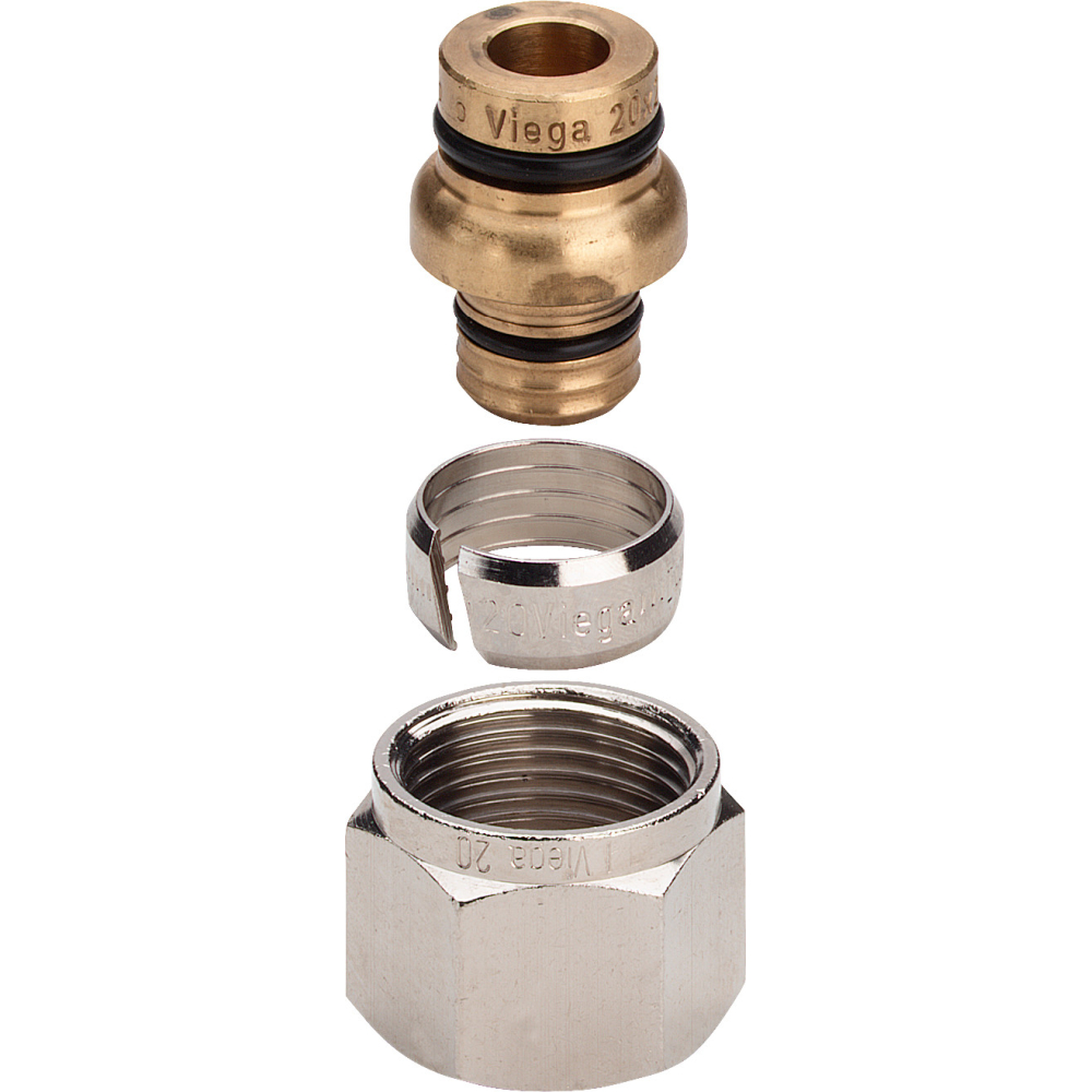 Viega Verschraubung 1019 in 16x2mm Messing