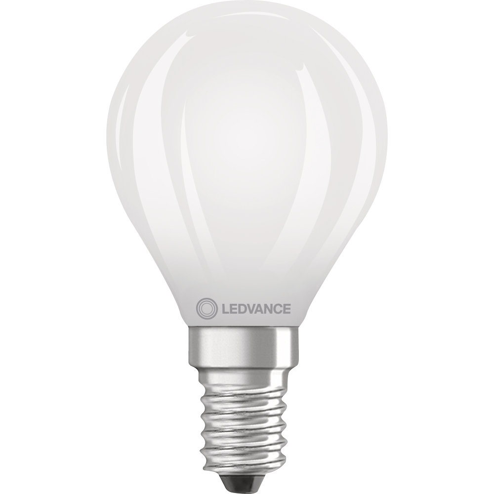 LED-Tropfenlampe Classic P Filament dimmbar 4,8W 2700K 470lm E14 klar 320°