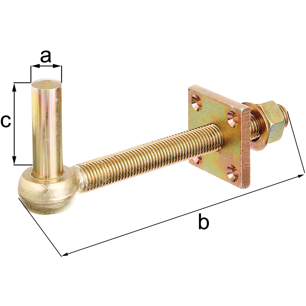 Durchschraubhaken 180mm Haken 16x50mm