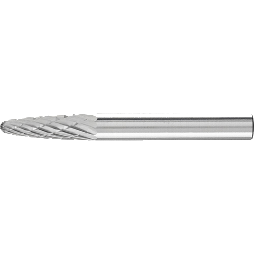 HM-Frässtift 6 mm-Schaft, Rundbogenform RBF, Z 3P