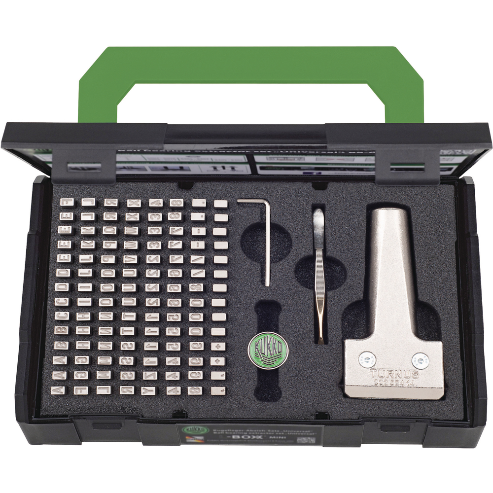 Typenhalter-Satz Schrifthöhe 4mm TURNUS