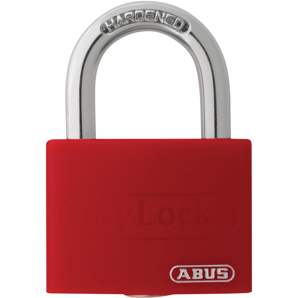 Aluminium-Hangschloss T65AL 40 weiß