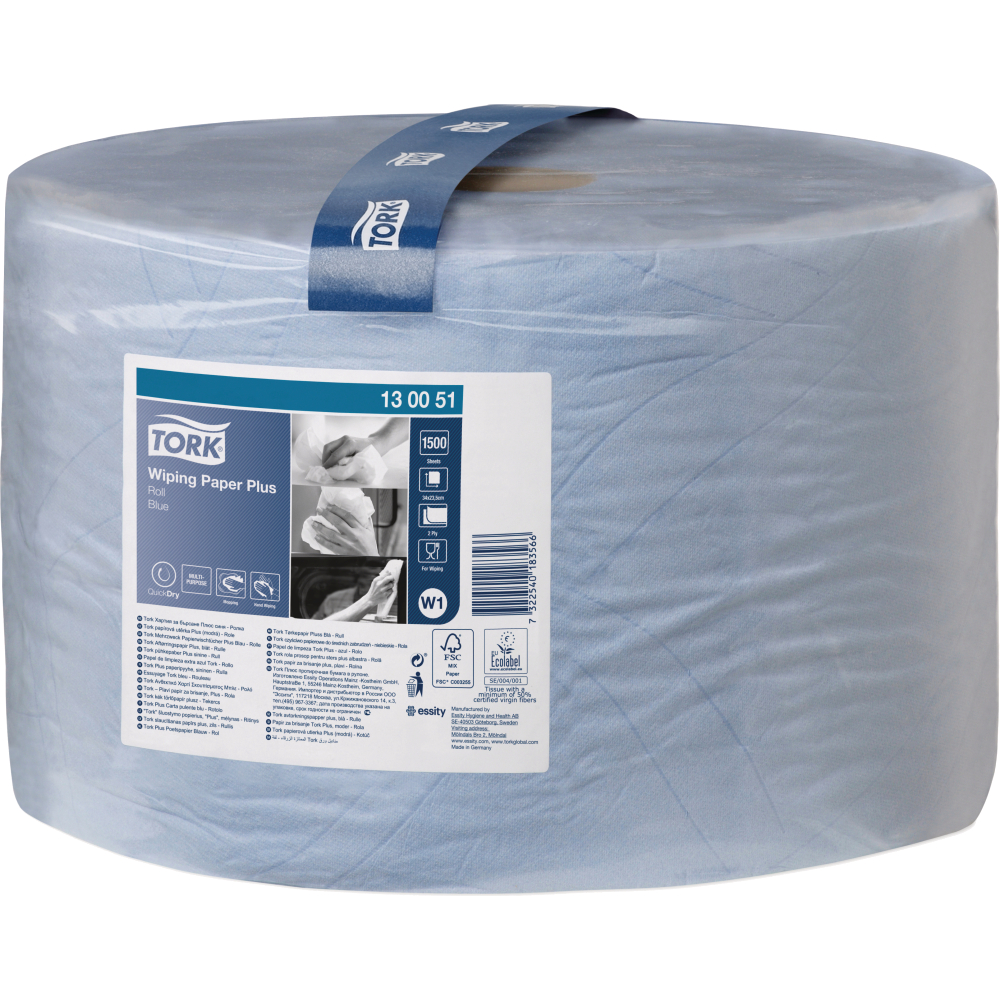 Tork Advance 420 Wisch- tuch blau 2lag.