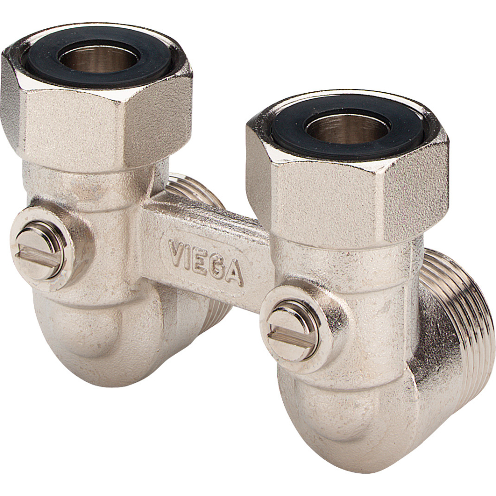 Viega VHK-Anschlussstück 1097.5 in G3/4 x 50mm Messing vernickelt