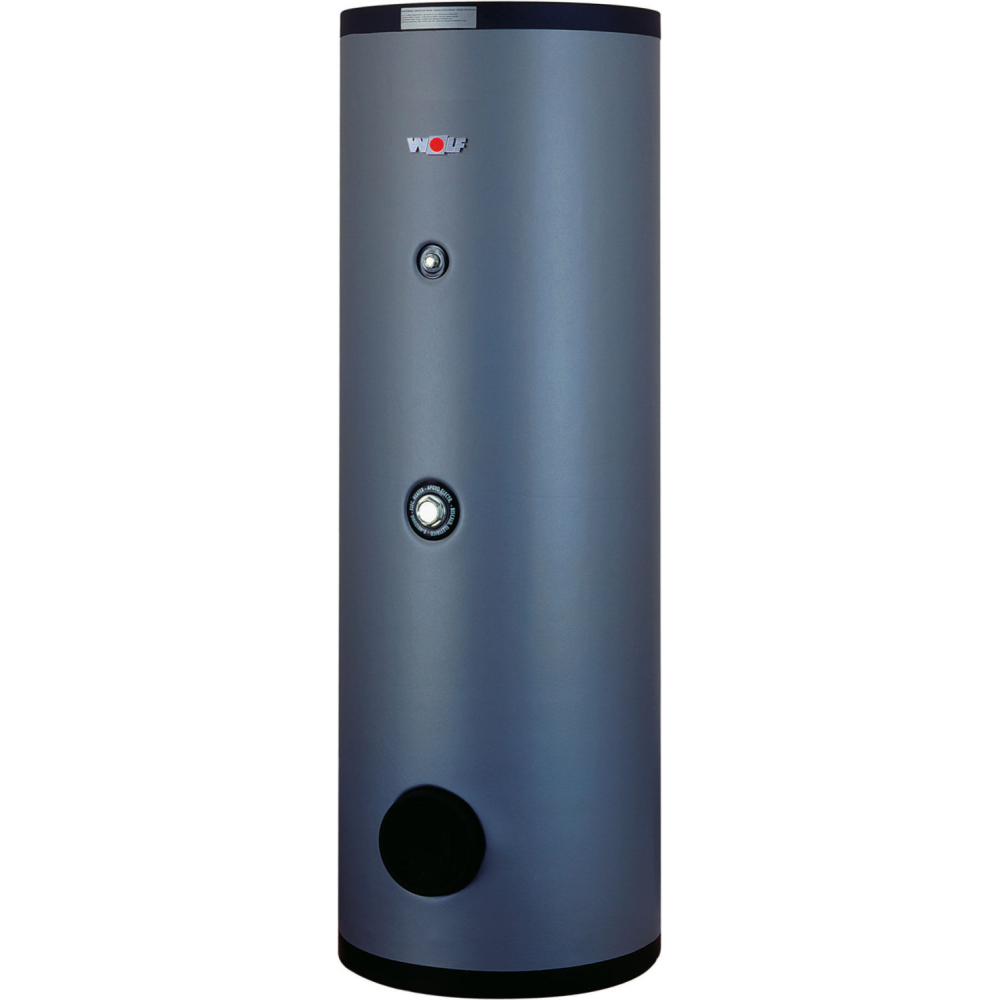 Wolf Warmwasser-Solarspeicher SEM-1-750 mit 2 Glattrohr-Wärmetauschern