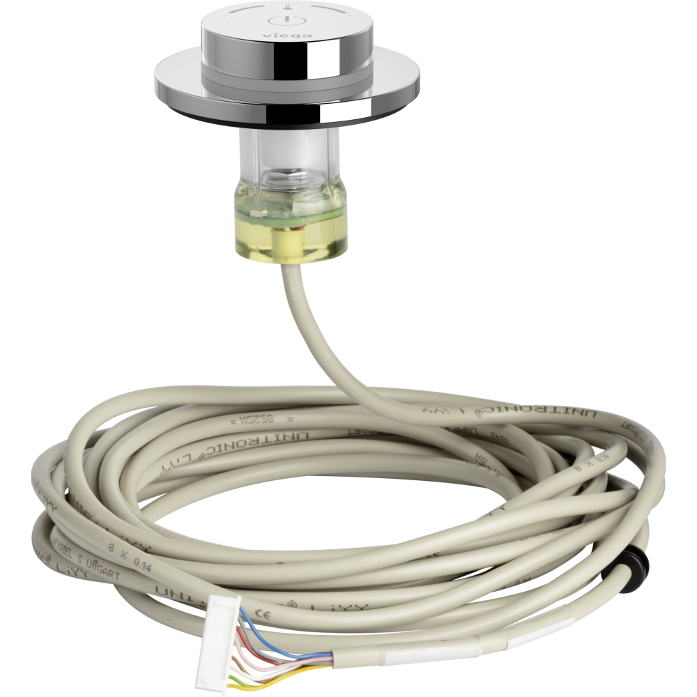 Viega Bedienelement 9121.4 AquaVip 12 V, für Dusche, für Nass-/Trockenbau
