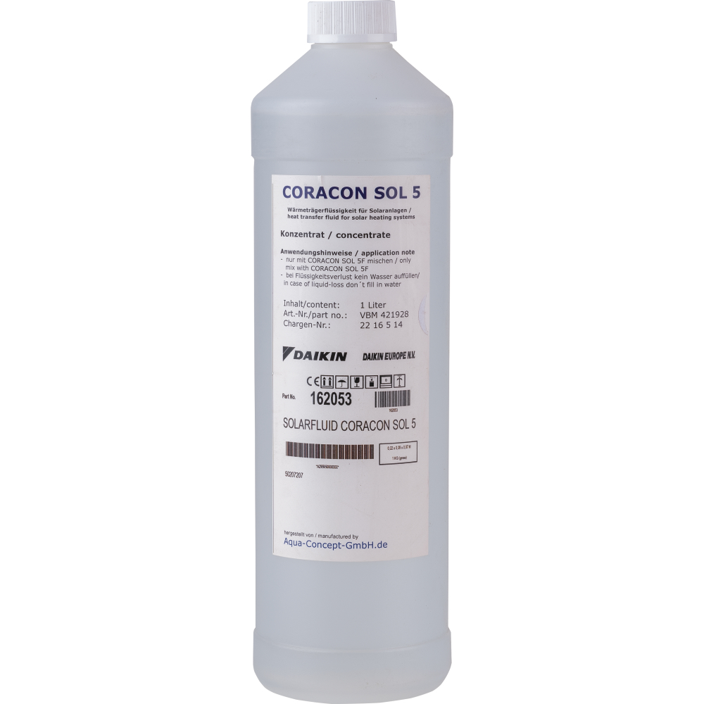 DAIKIN Solarfluid CORACON SOL 5 1 l, Konz., z Erw d. Frostbereichs