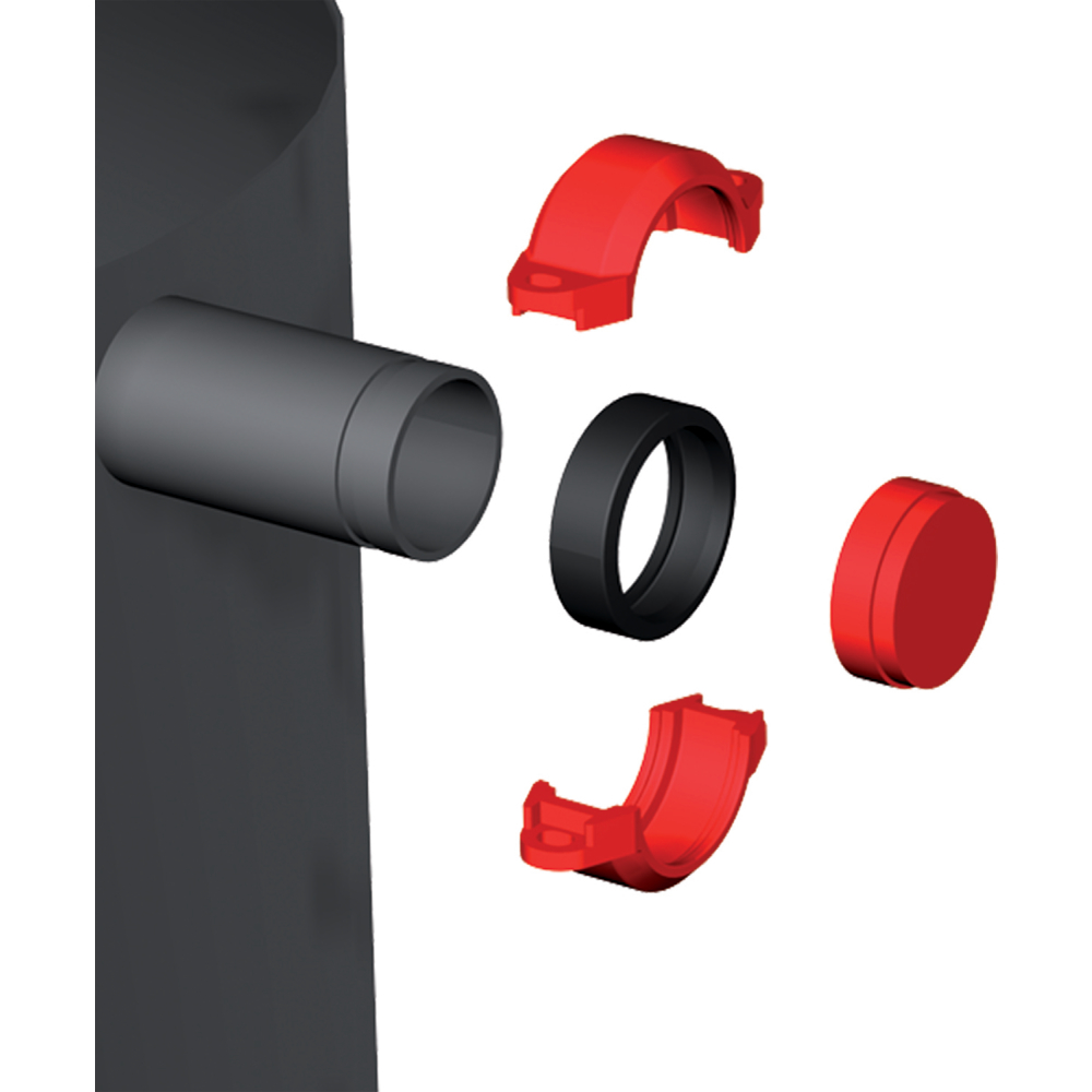 Fröling Endkappe für Flexkupplung Typ 02 76.1 ROT (QCO276R)