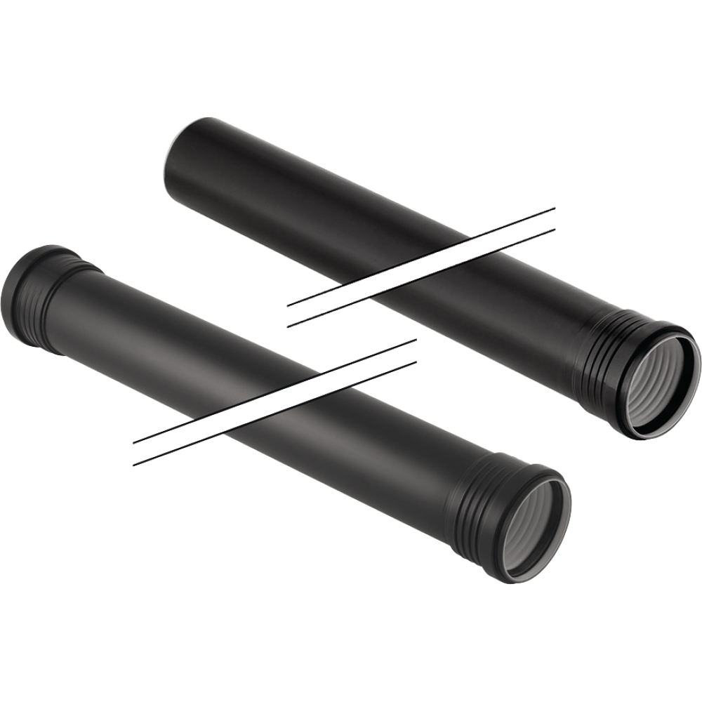 Rohr Silent-PP 1 Muffe