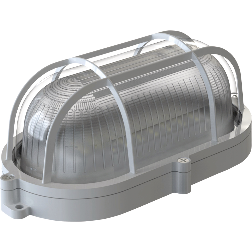Ovalleuchte 9W LED IP44 mit Drahtbügel