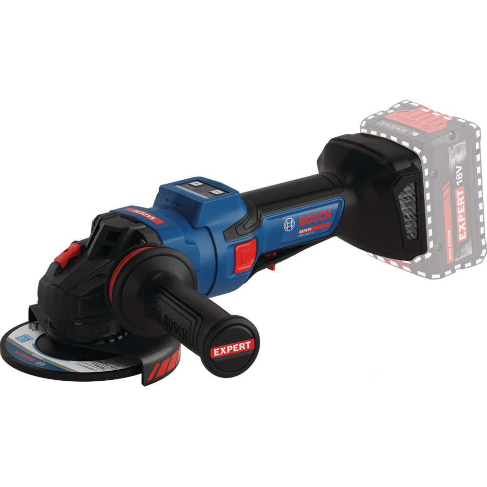 Bosch Akku-Winkelschleifer Expert 18V EXWS18V-15PS, Solo in L-BOXX
