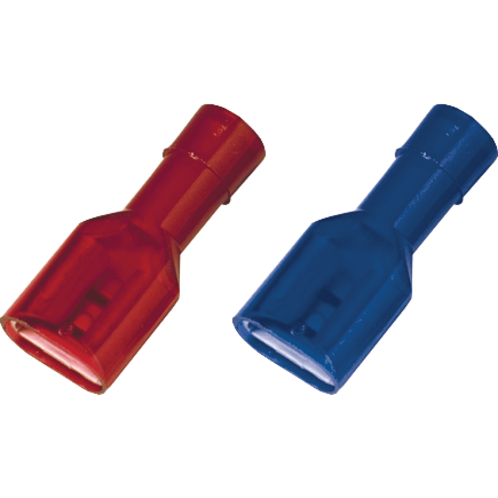 Flachsteckhül. 1,5-2,5mm² PA-volliso., 6,3x0,8mm