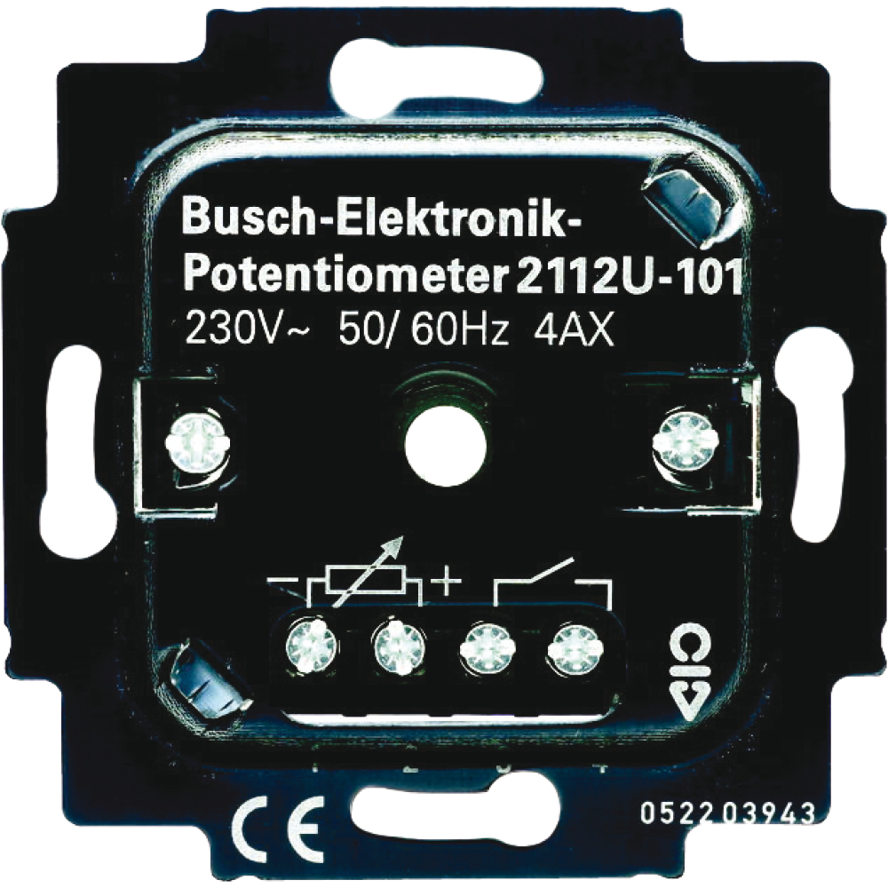 Potenziometer-Einsatz 2112 U-101 Busch Jäger