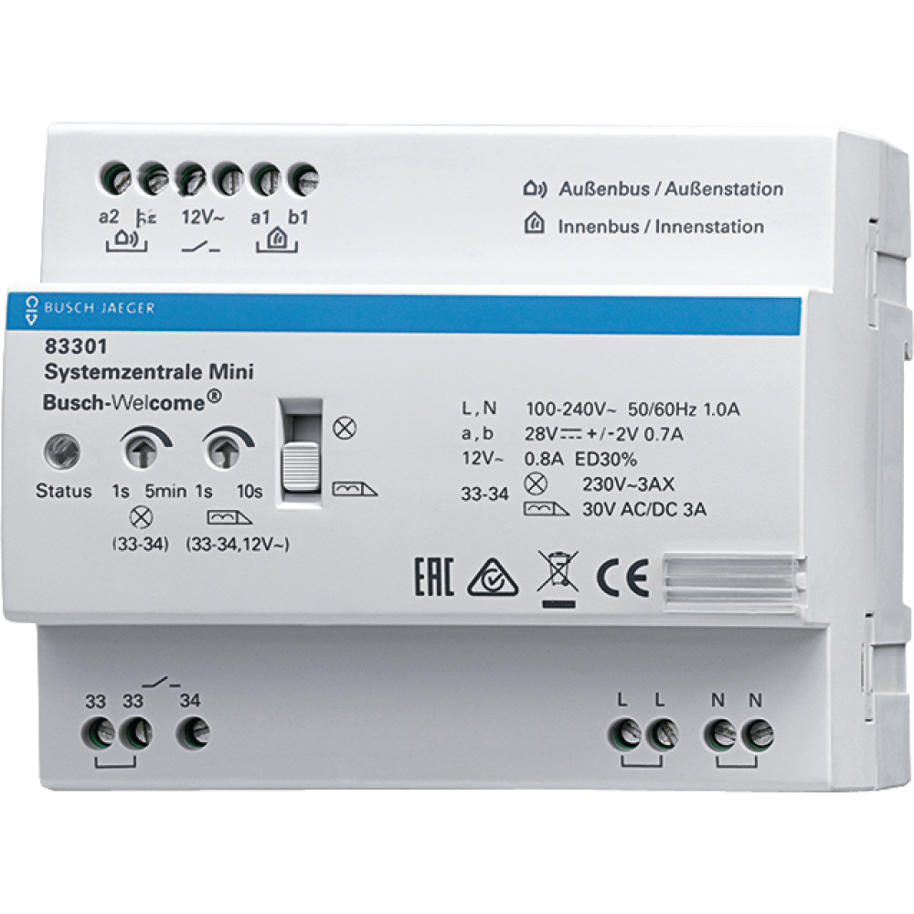 Systemzentrale Mini 230V IP20