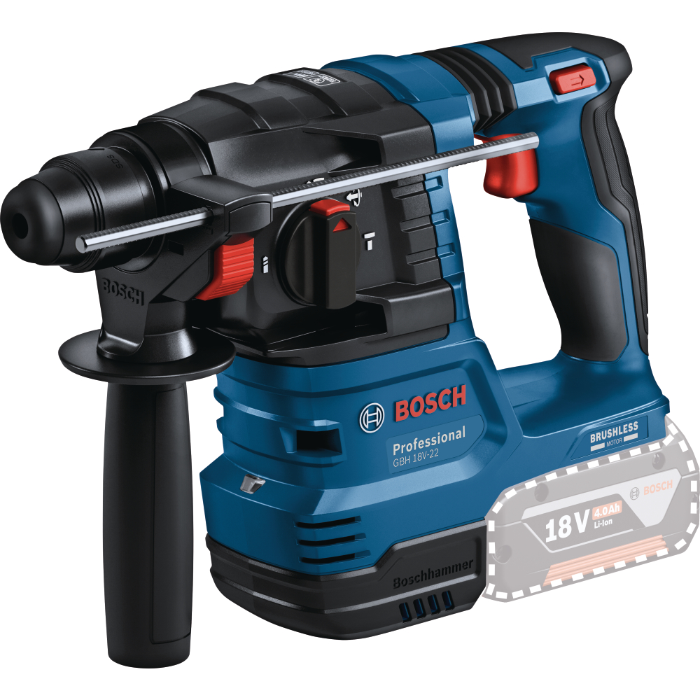 Bosch Akku-Bohrhammer 18V SDS plus c&g GBH 18V-22 1,9J solo