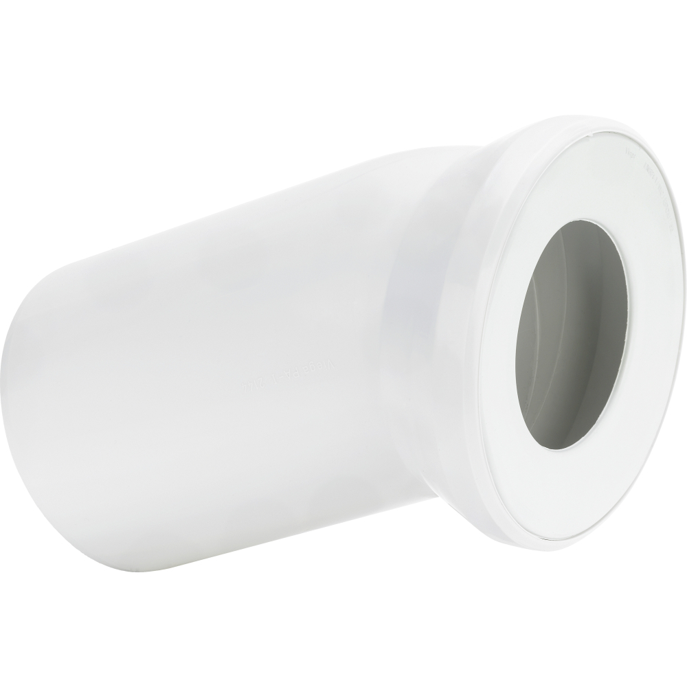 Viega WC Anschlussbogen 22,5 Grad 3813 in DN100 x 360mm Kunststoff weiss