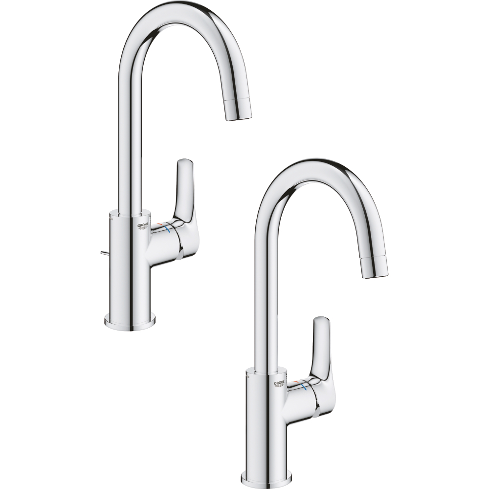 Waschtischarmatur Eurosmart 23970_3 L-Size Push-open Ablaufgarnitur chrom