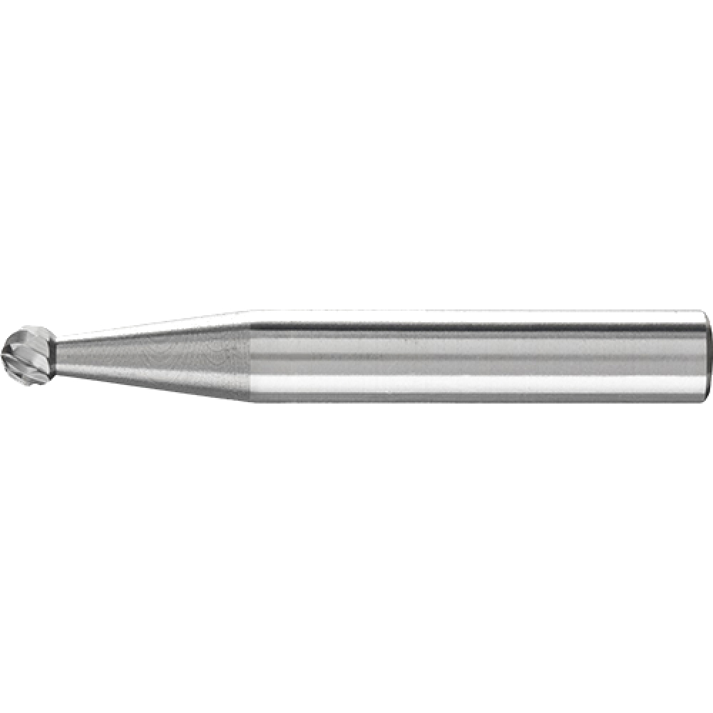 HM-Frässtift 6 mm-Schaft, Kugelform KUD, Z 3 PLUS
