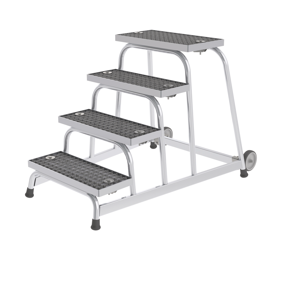 Aluminium Arbeitspodest 2,8m, 4 Stufen