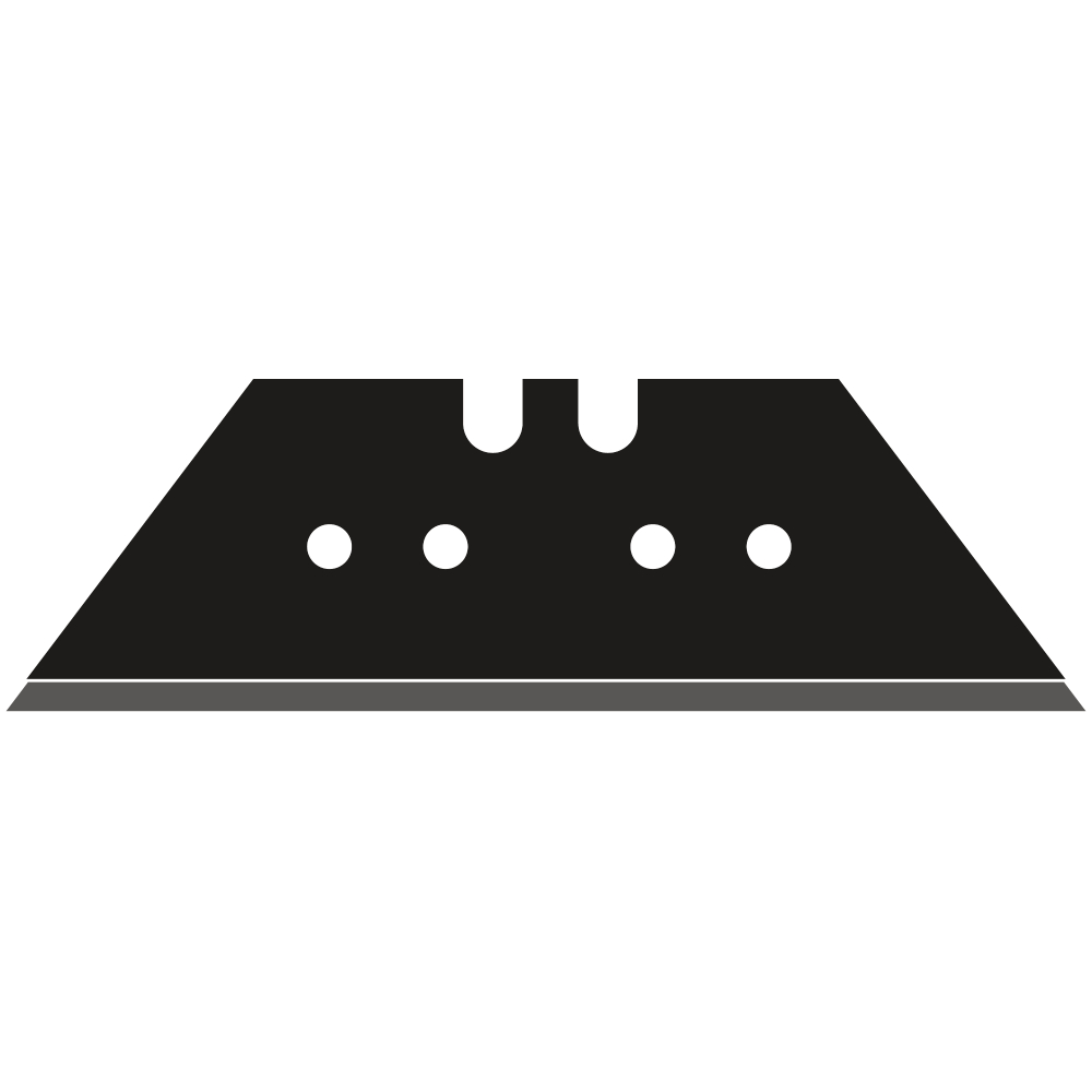 LUTZ BLADES Trapezklinge TGL65-FB 61x18,7x0,65mm 10St.