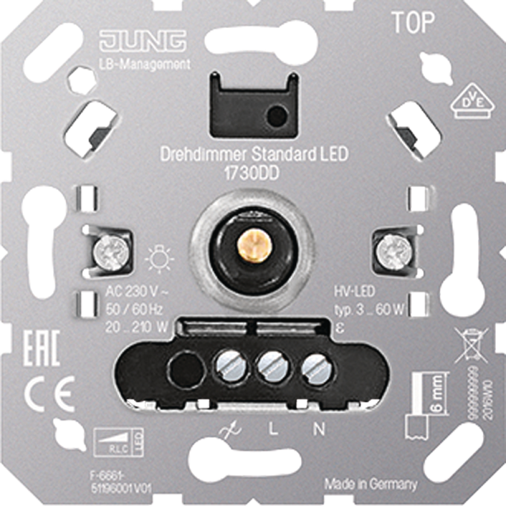 LED-Drehdimmereinsatz Standard 1730 DD Jung