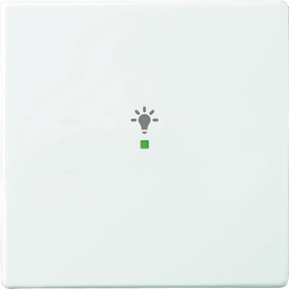 Wippe 1-fach Symbol Licht studioweiß 6231-10-84