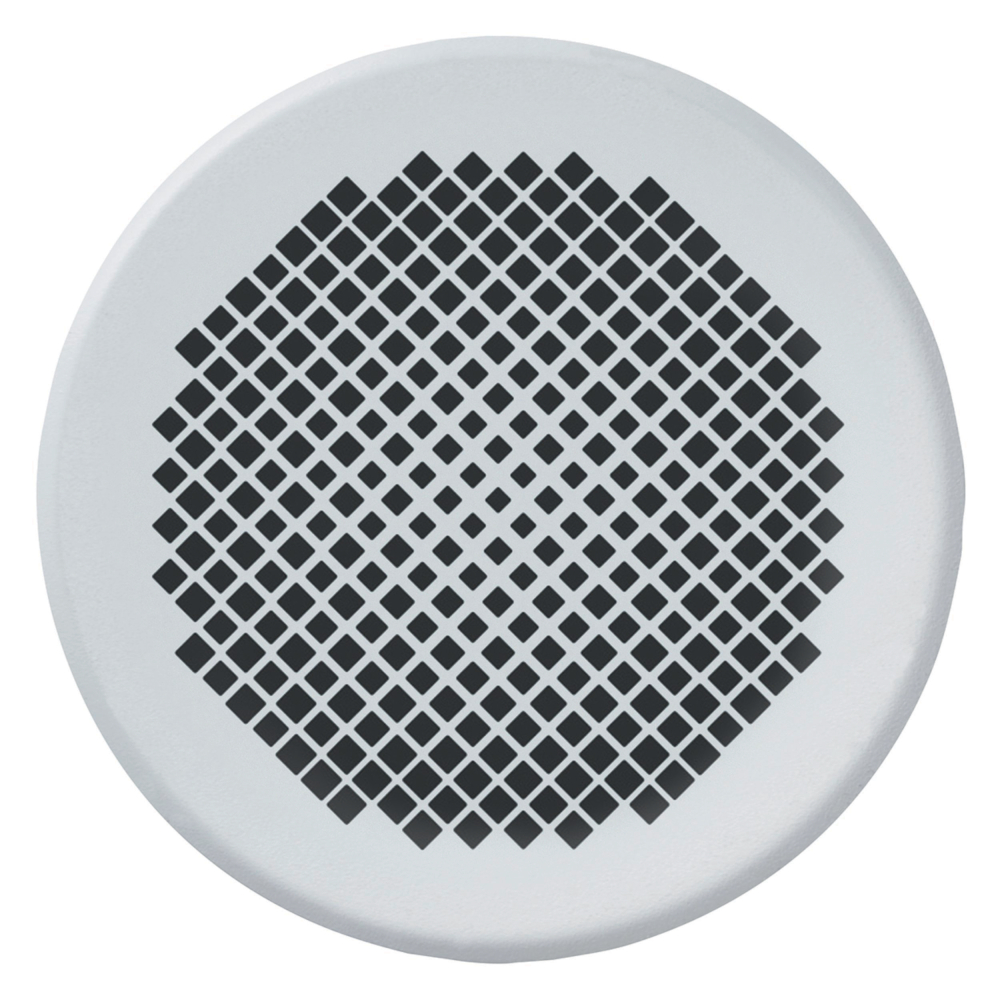 Vaillant Design Abdeckblende rund Durchmesser 125 mm Square weiß