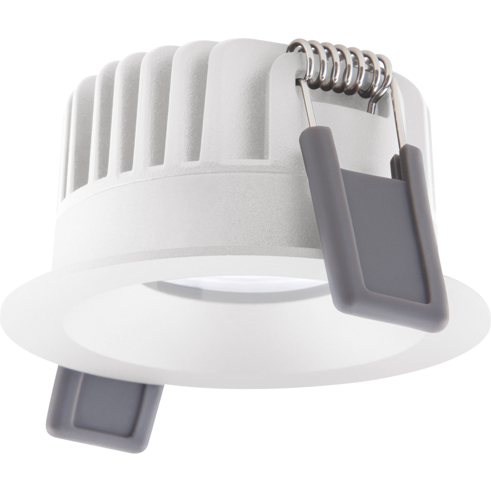 LED Einbauspot Powerselect 8W 680lm 3000K IP44 silber 36°