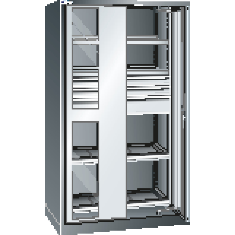 Schwerlastschrank 7035 1950x1100x641