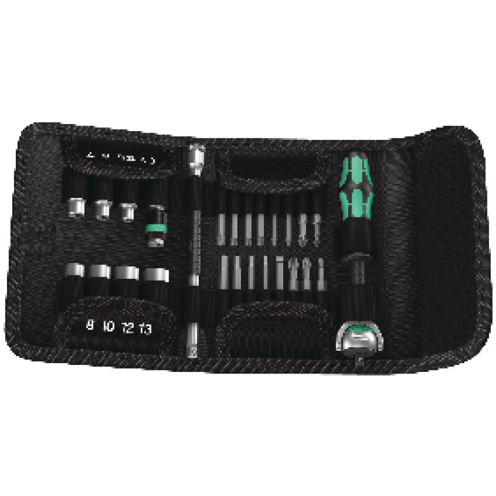 Steckschlüssel-Satz 1/4" Kraftform Kompakt Zyklop Speed in Textil-Box