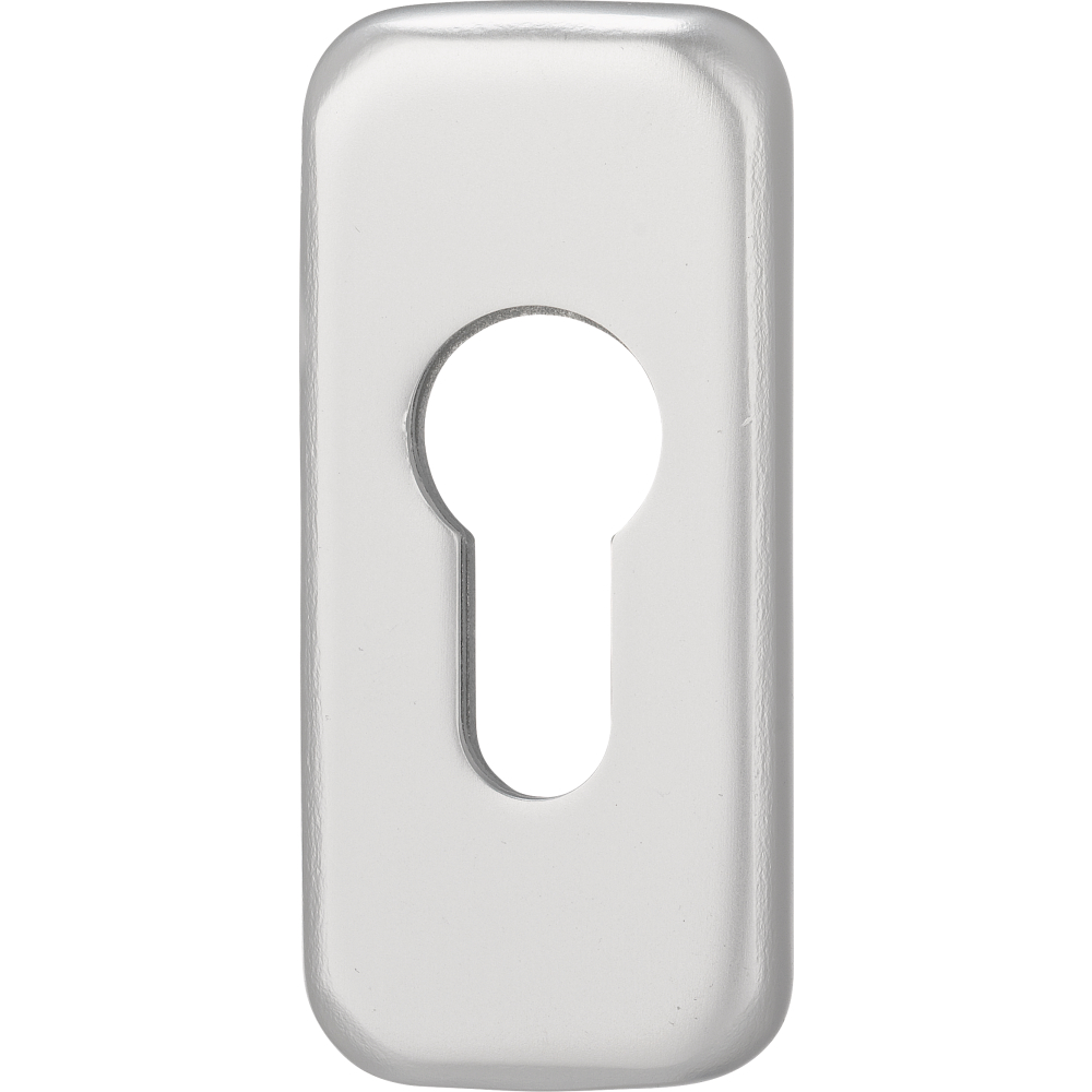 Cliprosette 814 PZ kantig 9mm Serie Keto Aluminium F1 silberfarbig eloxiert