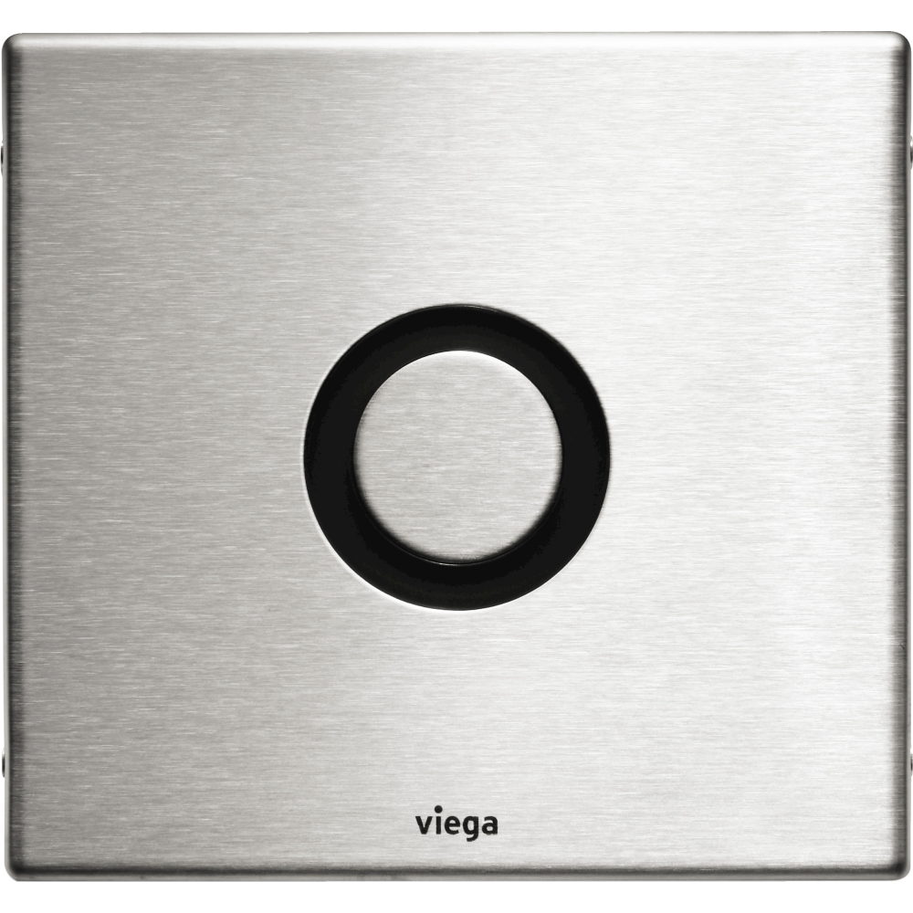 Viega Ausstattungsset Visign for Public 8326.65 in Edelstahl gebürstet