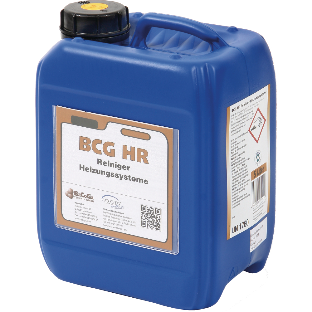 Rohrrreiniger BCG HR für Heizungsanlagen 5l