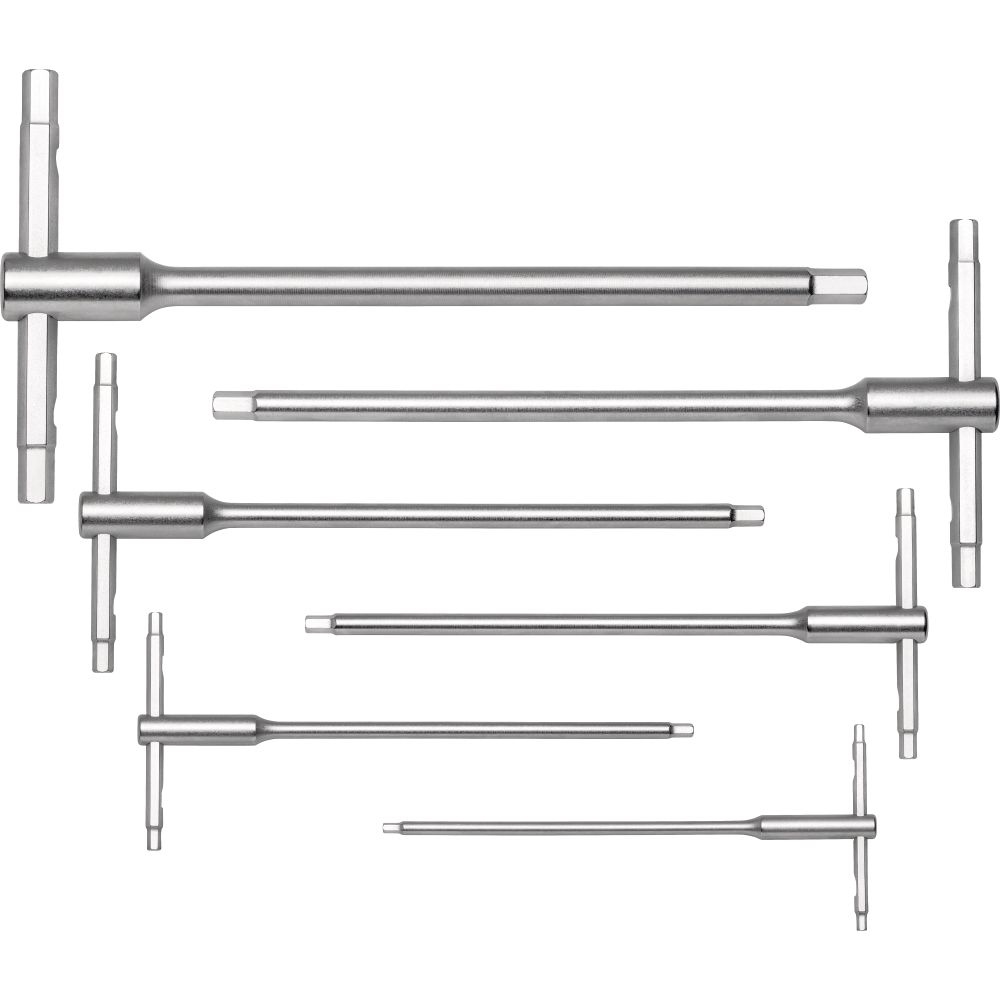 T-Griff-Schraubendreher- Satz mit Gleitgriff 6-teilig 3-10mm PB Swiss