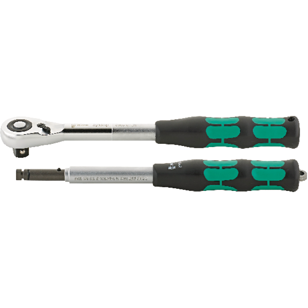 Wera Hebel-Umschaltknarre 1/2", Zyklop Hybrid 2-teilig