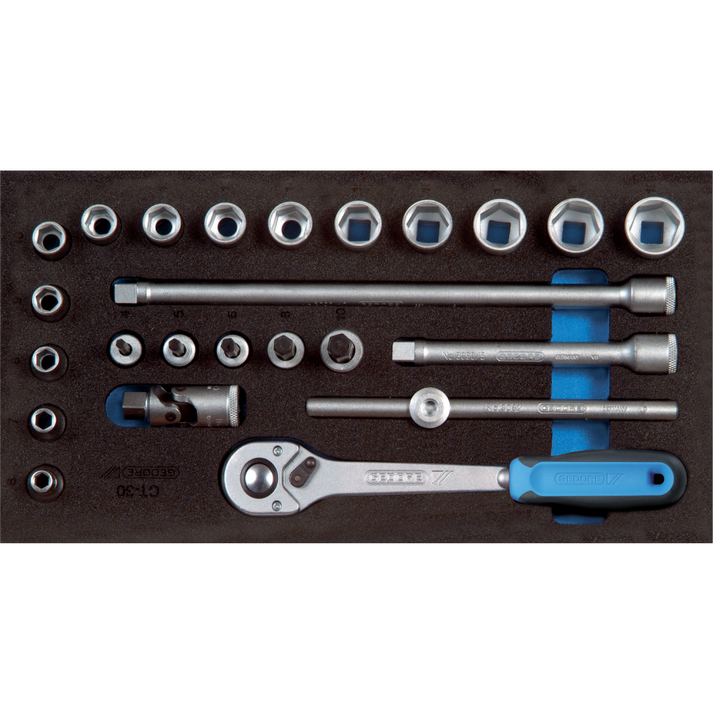 Werkzeugmodul CT1/3 Steckschlüssel-Satz 3/8" GEDORE