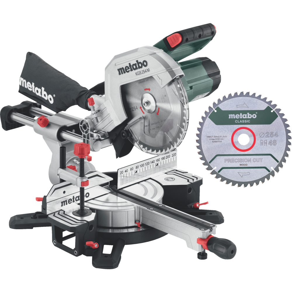 Metabo Kapp- und Gehrungssäge KGS 254 M 1800W