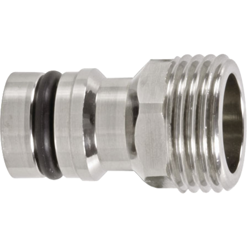 Gerätestecker 3/4" AG GEKA-Ideal Messing vern.