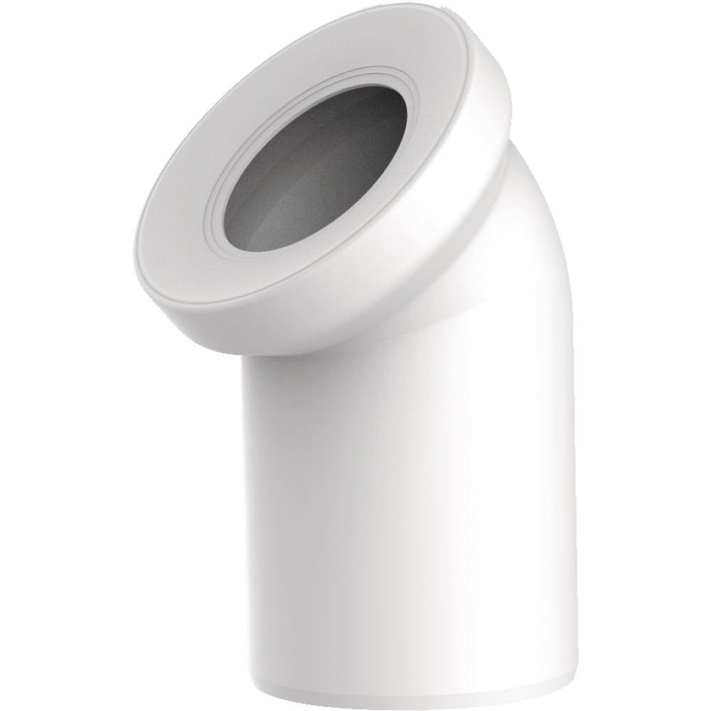 WC-Anschlußbogen 45 manh.