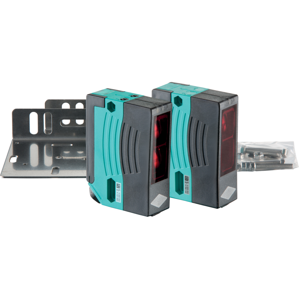 Einweg-Lichtschranke 65m Set, pot.freier Wechslerkontakt, IP 67 AC/DC 12-240 V,