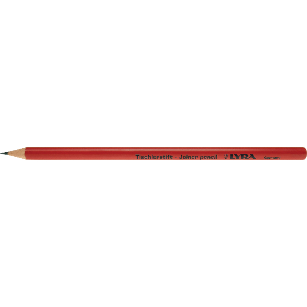 Tischlerbleistift 91T rund rot 17,5cm Lyra