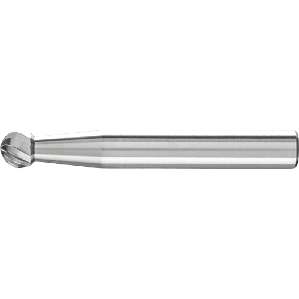 HM-Frässtift 6 mm-Schaft, Kugelform KUD, Z 3