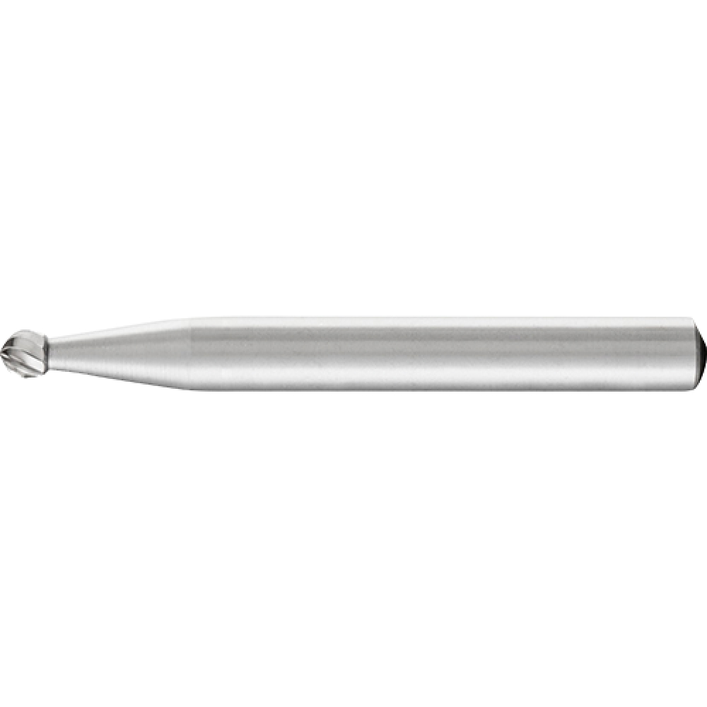 HSS-Frässtift, 6 mm-Schaft, Kugelform F, Z 3
