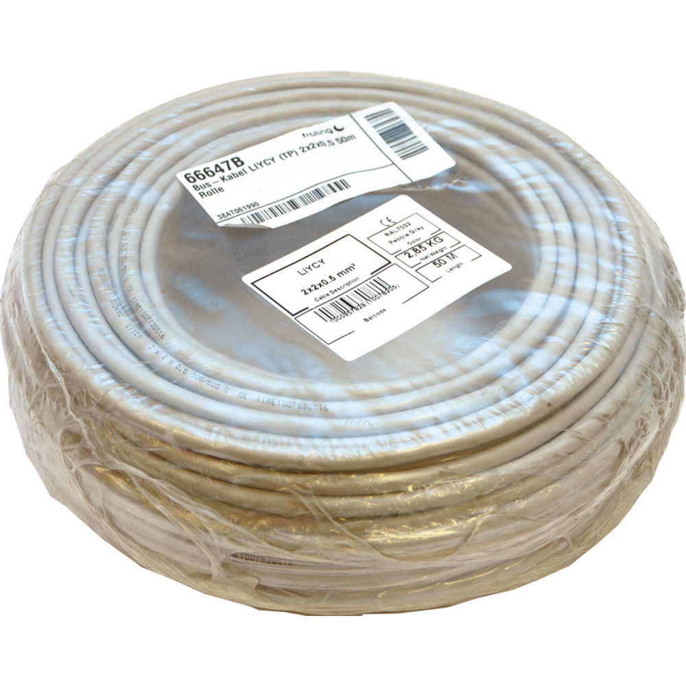 Fröling Bus-Kabel, LIYCY 2x2x0,5 25m Rolle