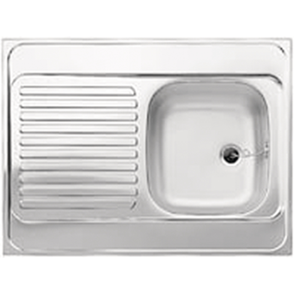 Auflage Spüle 100x60 1 Becken reversibel