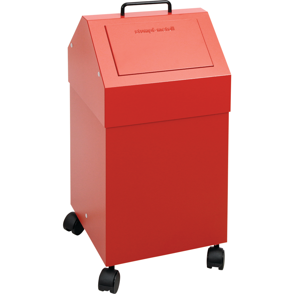 Wertstoffsammler 45 l mobil rot