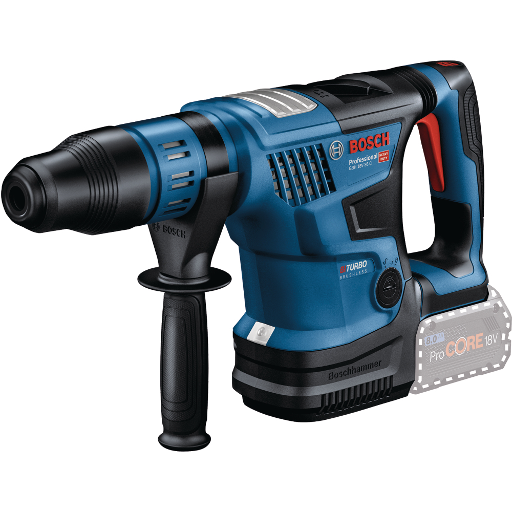 Bosch Akku-Bohrhammer 18V SDS max c&g GBH 18V-36 C 7,0J BITURBO solo