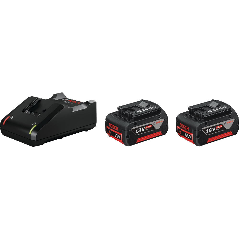 Bosch Akku-Starter-Set 18V c&g 2x Akku 4,0Ah Li-Ion + GAL 18V-40