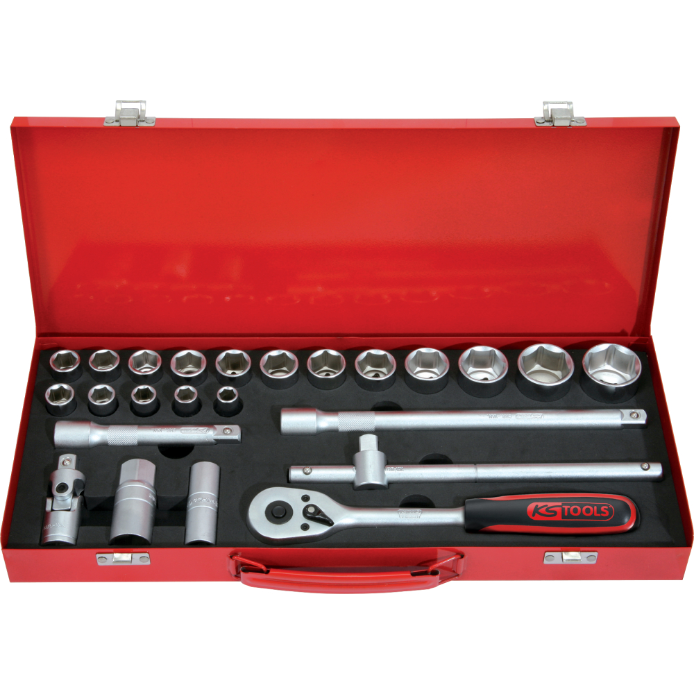 KS Tools Steckschlüssel-Garnitur 1/2", Nr. 917.4024 24-teilig
