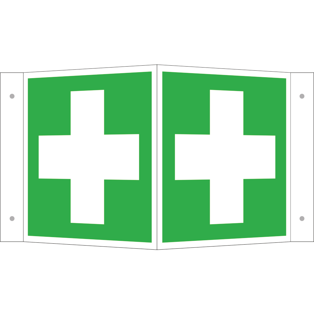 Rettungsschild Alu Erste Hilfe Wi. 200x200